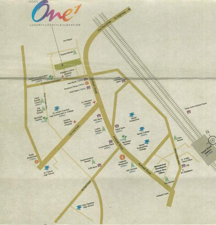 Images for Location Plan of Vasai One Bldg 2