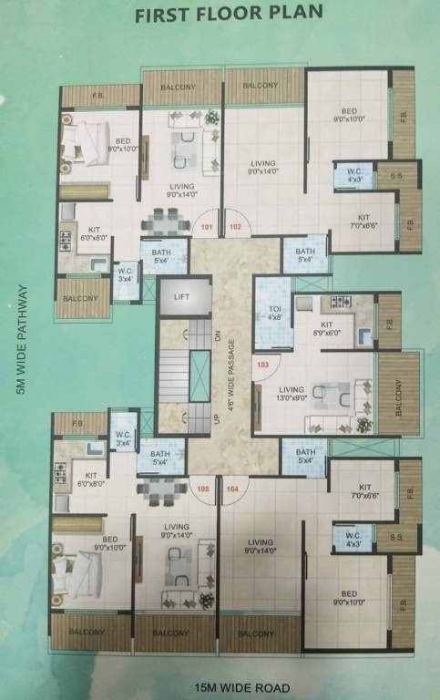 Images for Cluster Plan of Lucky Homes Lucky Plaza