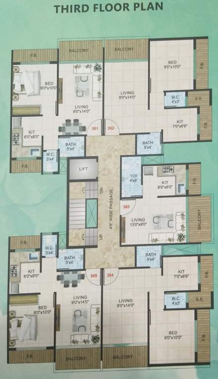 Images for Cluster Plan of Lucky Homes Lucky Plaza