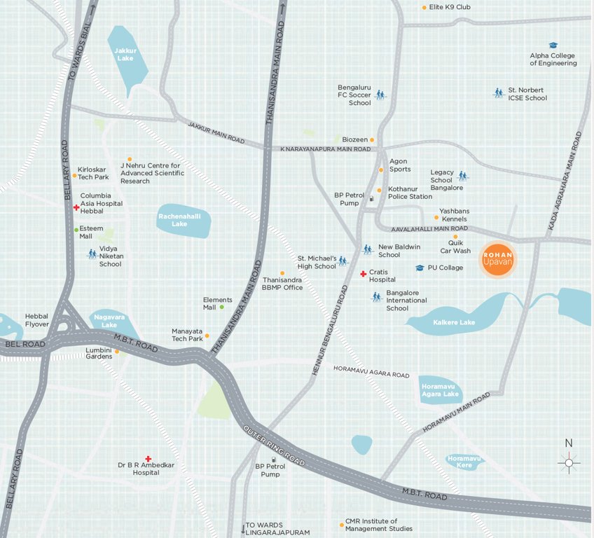 Images for Location Plan of Rohan Upavan Phase 1