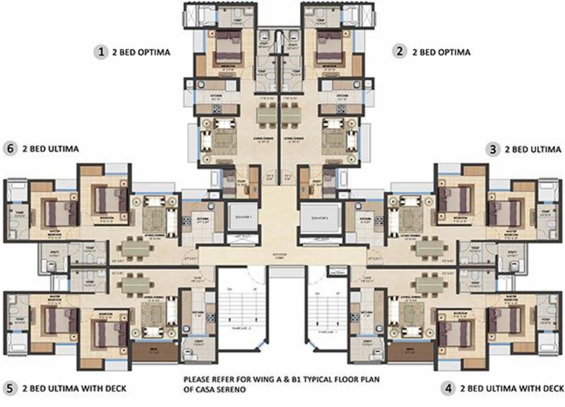 Images for Cluster Plan of Lodha Upper Thane Sereno A B B1