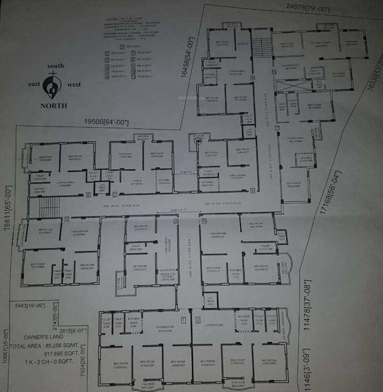 Images for Cluster Plan of WB Home Green Apartment 5