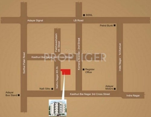 Images for Location Plan of Poomalai Housing Pannai Pearls