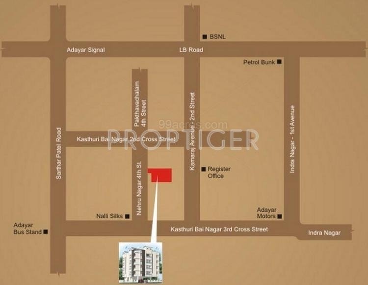 Images for Location Plan of Poomalai Housing Pannai Pearls