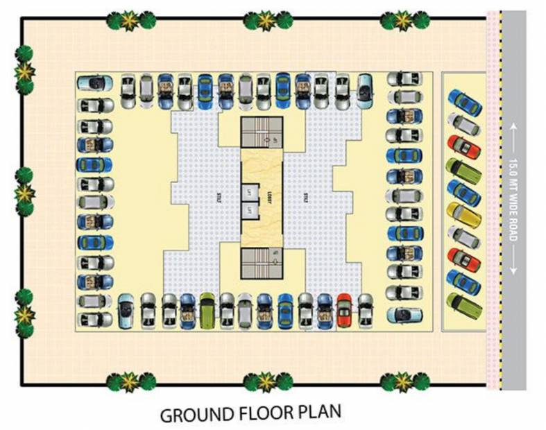 Images for Cluster Plan of Pradhan Heights