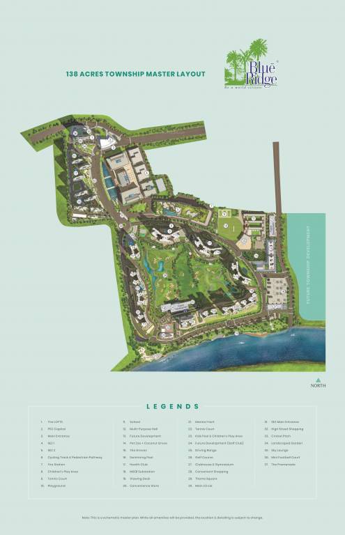  blue ridge project e land t24 and t25 Master Plan