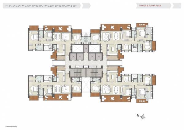 Tower 2 Cluster Plan vista Tower 2 Cluster Plan