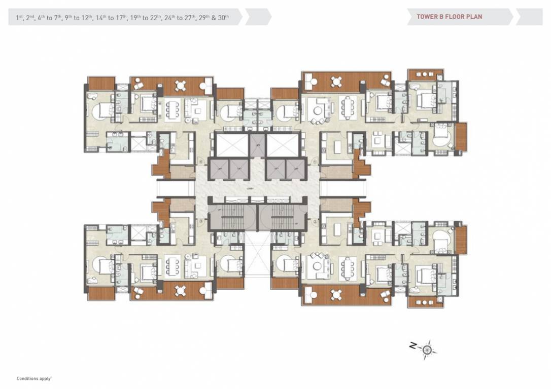 vista Tower 2 Cluster Plan