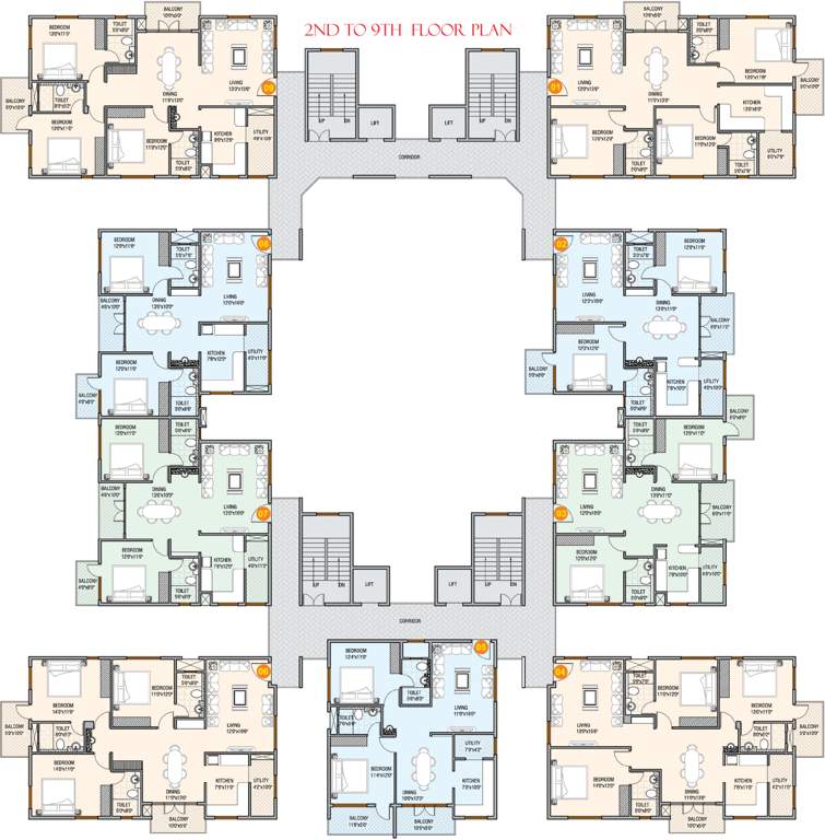  preethi woods Images for Cluster Plan of RM Preethi Woods