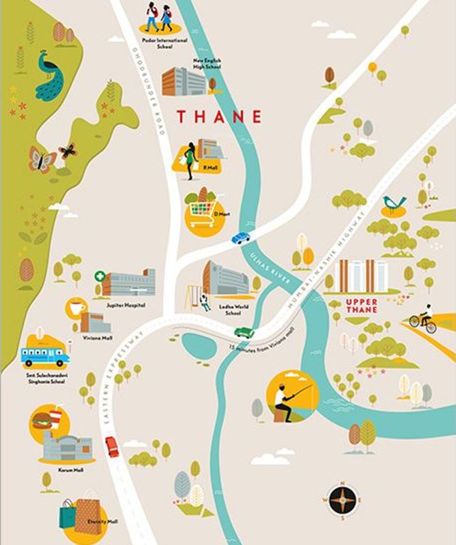 Images for Location Plan of Lodha Upper Thane Tiara C