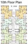  vrindavan-heights-phase-ii Vrindavan Heights Wing B Cluster Plan for 10th Floor