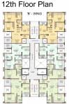  vrindavan-heights-phase-ii Vrindavan Heights Wing B Cluster Plan for 12th Floor