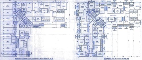  prithvi-srishti Hansraj Tower Cluster Plan from 1st to 7th Floor