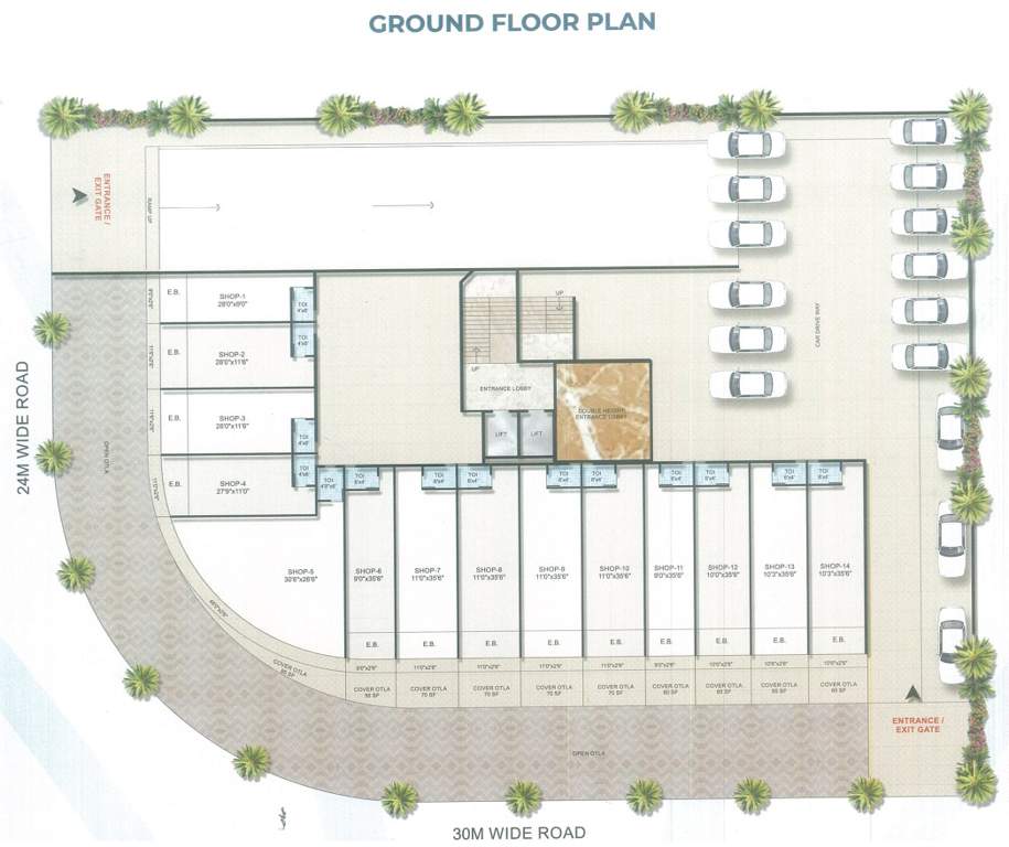 Images for Cluster Plan of Bhavya Oyster Marina