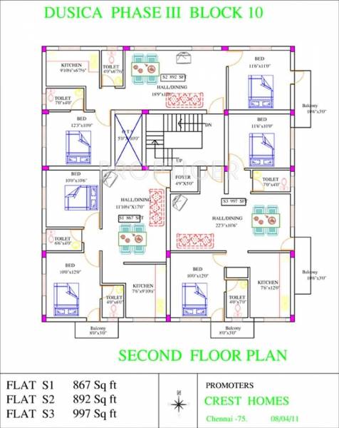 Images for Cluster Plan of Crest Homes Crest Dusica Phase III