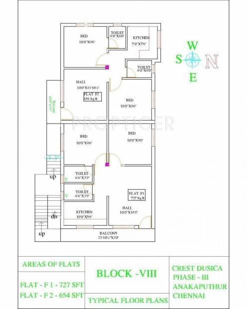 Images for Cluster Plan of Crest Homes Crest Dusica Phase III