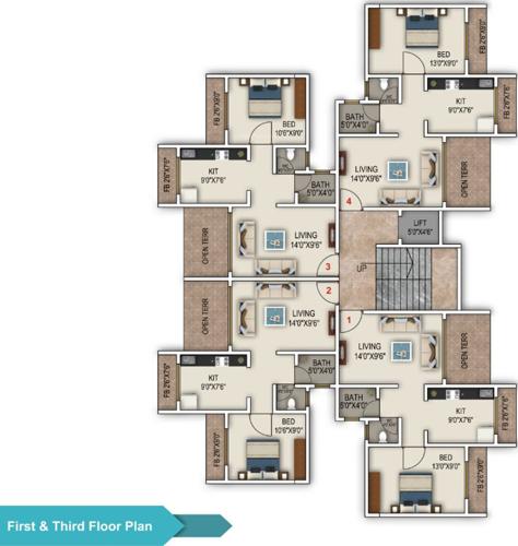 Images for Cluster Plan of Vaishnavi Enclave