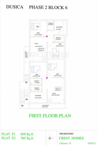Images for Cluster Plan of Crest Homes Dusica Phase II