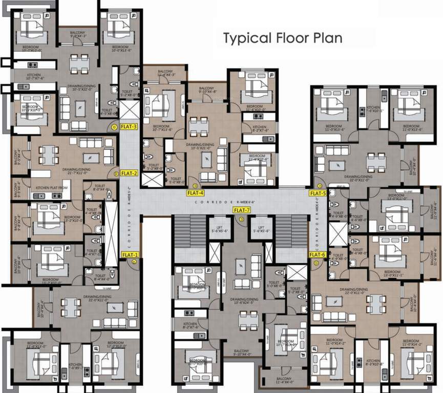 Images for Cluster Plan of Evos Mahaveer Enclave