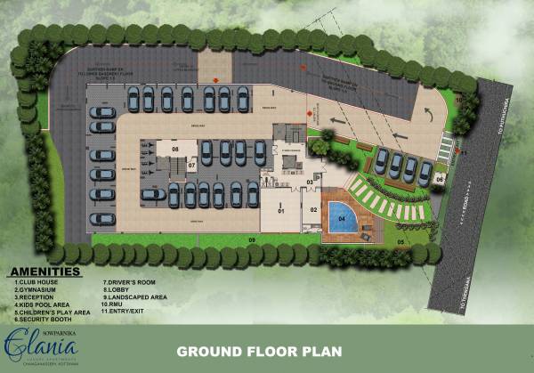 Images for Cluster Plan of Sowparnika Elania