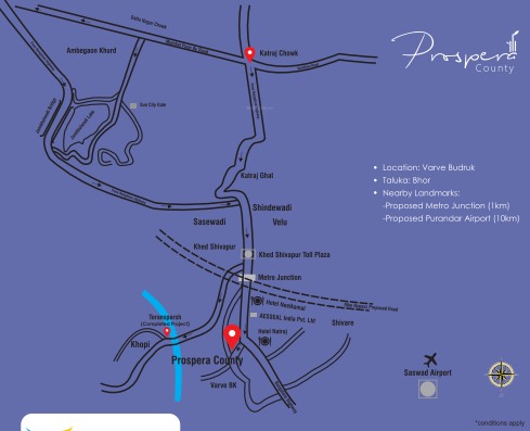  mudra prospera county Location Plan
