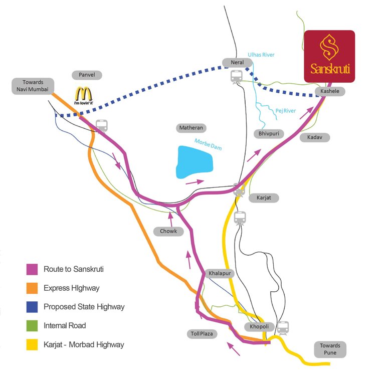  sanskruti building a Location Plan
