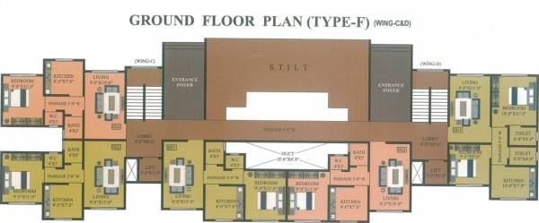 Images for Cluster Plan of Nina Krishna C And D Wing