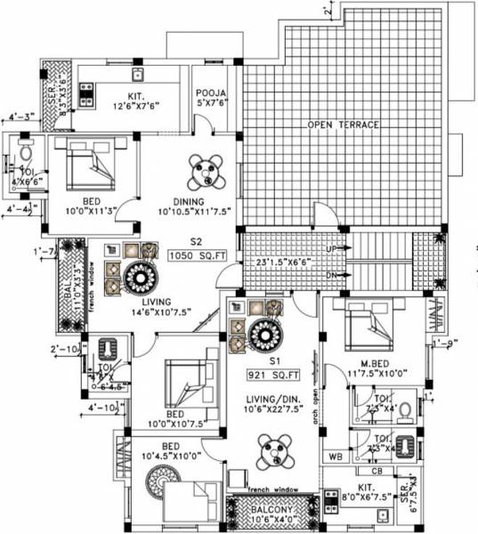 Images for Cluster Plan of MC Sujithra Enclave