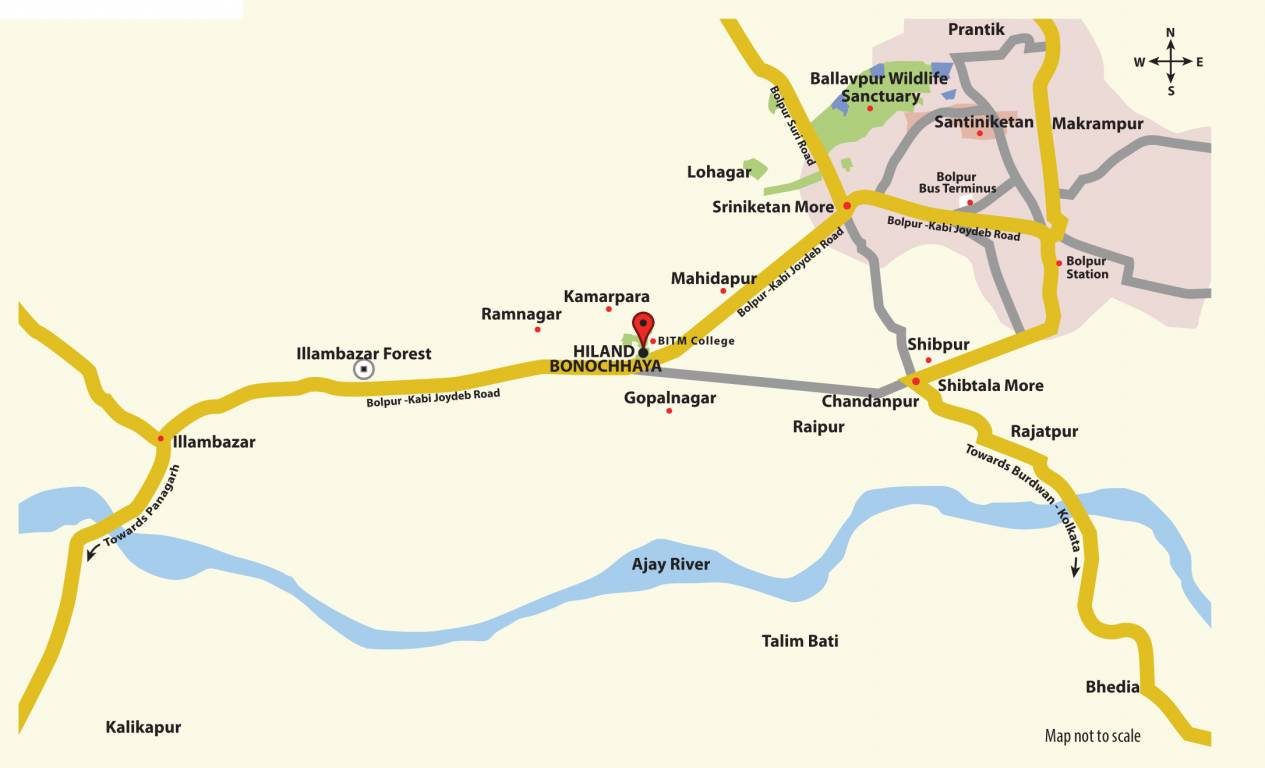 Images for Location Plan of Hiland Bonochhaya Apartment