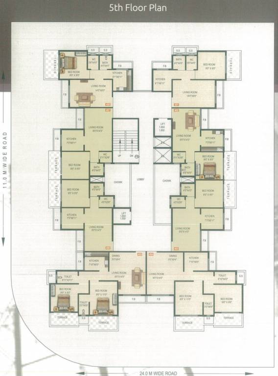 Images for Cluster Plan of Sai Sagar