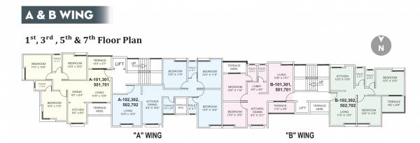  residency Sai Datta Residency Cluster Plan