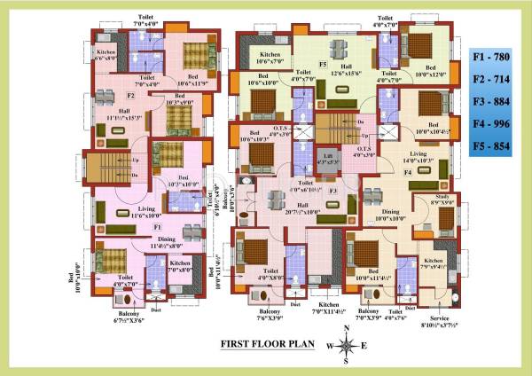 Images for Cluster Plan of Newel Silver silver Images for Cluster Plan of Newel Silver