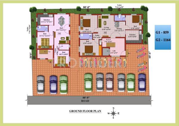 Images for Cluster Plan of Newel Silver silver Images for Cluster Plan of Newel Silver