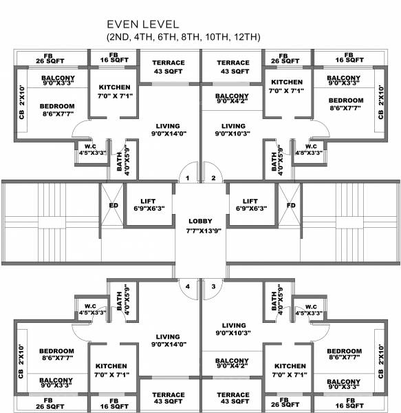 Images for Cluster Plan of Kaamdhenu Celestia