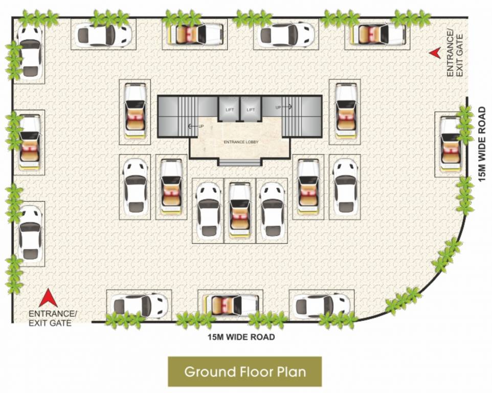  imperial heights Typical Floor Plan for Ground Floor Plan