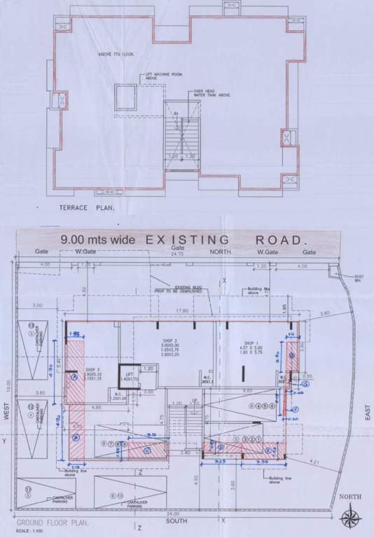  manibhai apartment Manibhai Apartment Cluster Plan for ground Floor