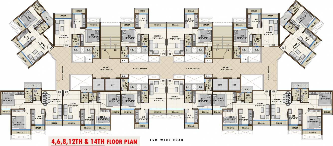 Images for Cluster Plan of Aastha River View