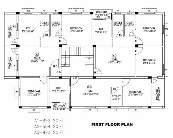 Images for Cluster Plan of Vishnu Nithya Manor