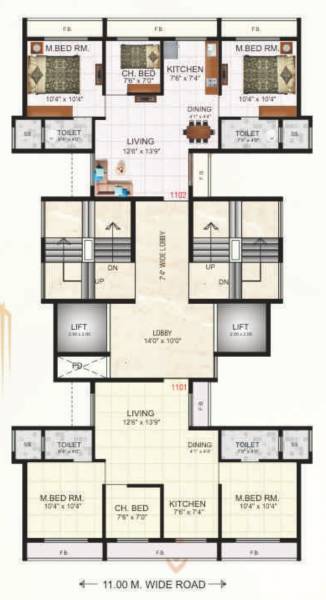  palace Payal Palace Cluster Plan