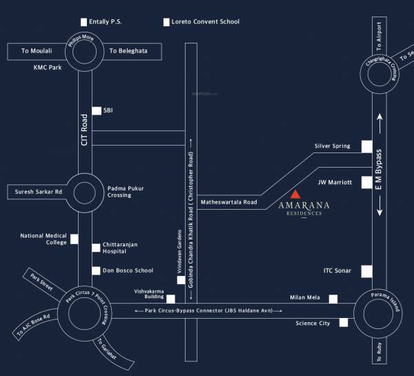 Images for Location Plan of Salarpuria Amarana Residences