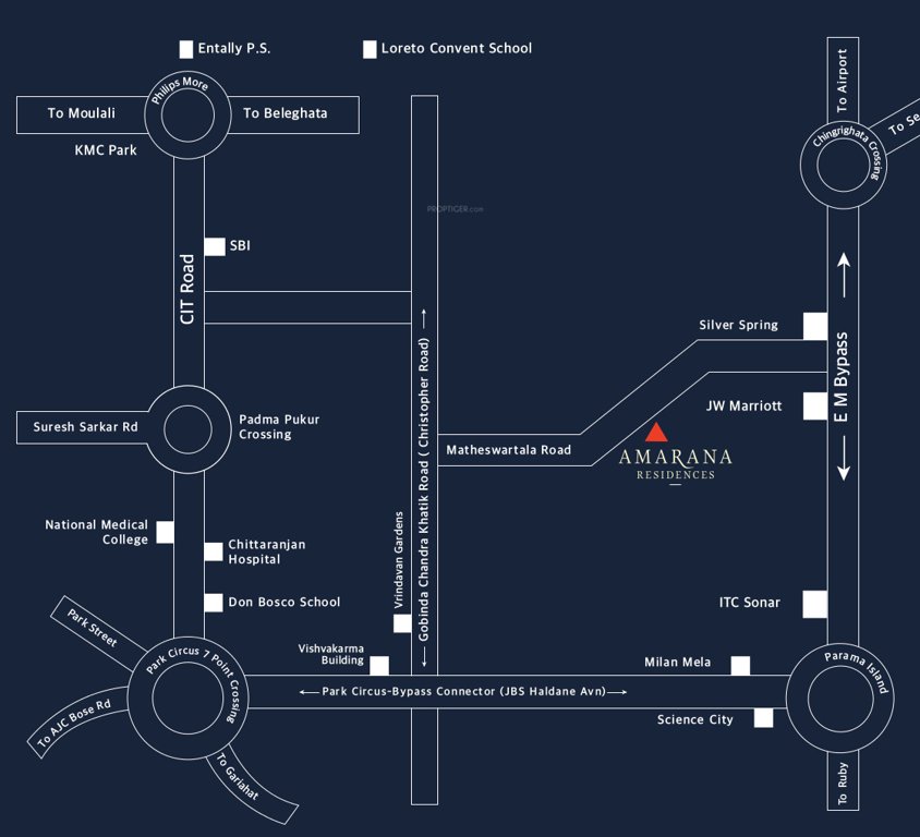 Images for Location Plan of Salarpuria Amarana Residences