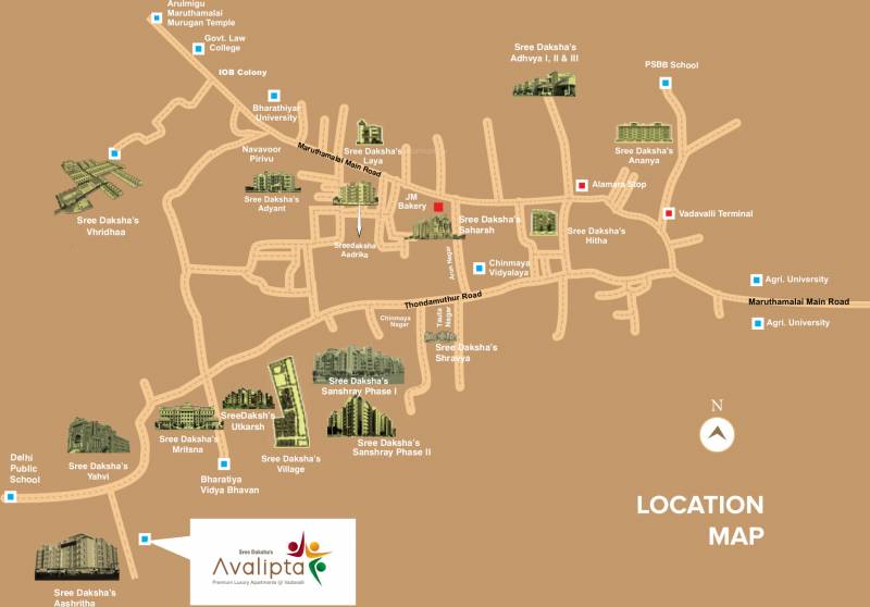 Images for Location Plan of Sree Daksha Avalipta