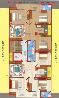 Images for Cluster Plan of Ashima Builder Floor