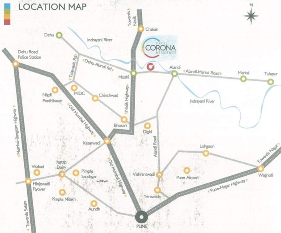 Images for Location Plan of Excel Corona Residency B And C Wing