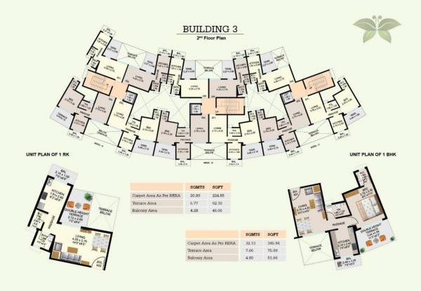 greens-phase-i Building No 3 Cluster Plan