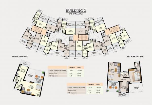  greens-phase-i Building No 3 Cluster Plan