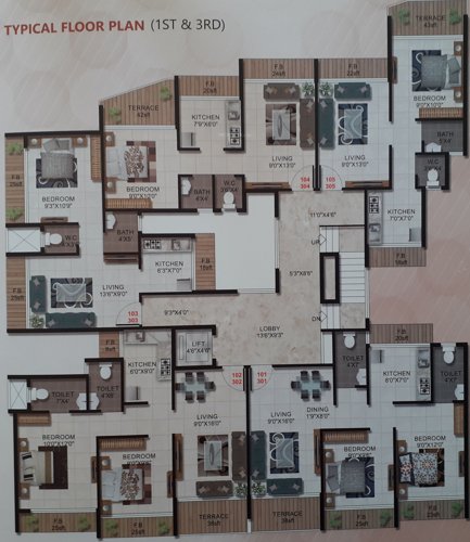 Images for Cluster Plan of Aakar Dream Enclave