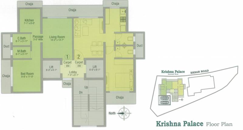 Images for Cluster Plan of Pantagon Krishna Palace