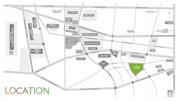 Images for Location Plan of Damac Akoya Oxygen