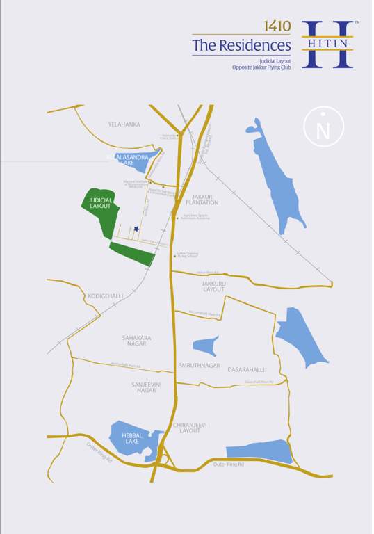  1410 the residences Location Plan